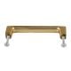 Golden Brass Tube Cabinet Handles